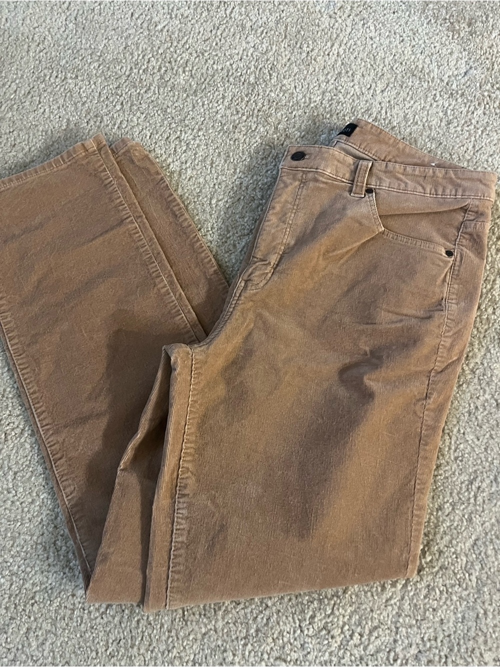 Ladies beige Talbots corduroy pants. Size 12.